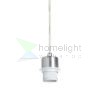 MORE 60 mennyezeti függőlámpa alap  matt nikkel 230V LED E27 3x15W