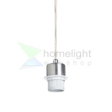 MORE 60 mennyezeti függőlámpa alap  matt nikkel 230V LED E27 3x15W