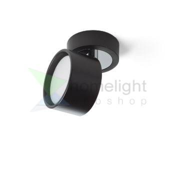 PIXIE dönthető lámpa fekete króm 230V LED GX53 7W