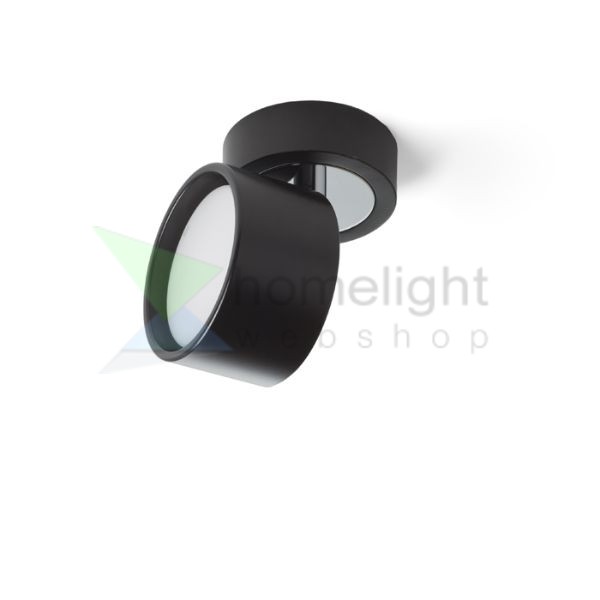 PIXIE dönthető lámpa fekete króm 230V LED GX53 7W