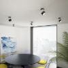 Kép PIXIE dönthető lámpa fekete króm 230V LED GX53 7W
