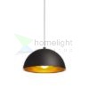 CARISSIMA 40 függő lámpa matt fekete/aranysárga  230V LED E27 15W