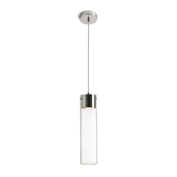 Kép GARNISH függő lámpa  tiszta üveg/króm 230V GU10 9W