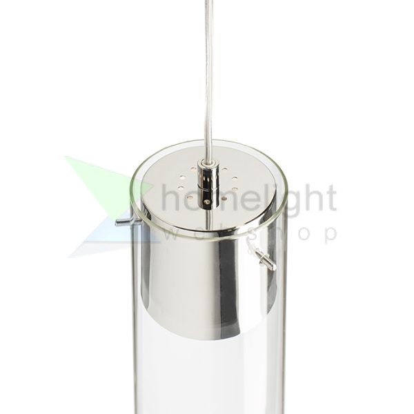 GARNISH függő lámpa  tiszta üveg/króm 230V GU10 9W