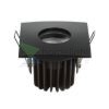 WATERBOY SQ  matt fekete  230V LED 10W 40° IP65  3000K