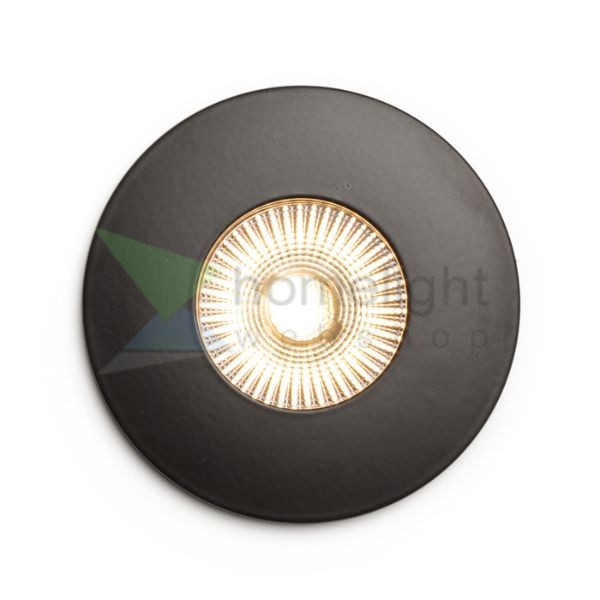 WATERBOY R  matt fekete  230V LED 10W 40° IP65  3000K