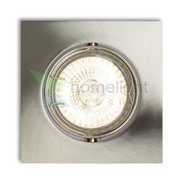 TOPIC SQ dönthető lámpa  matt nikkel 230V LED GU10 8W