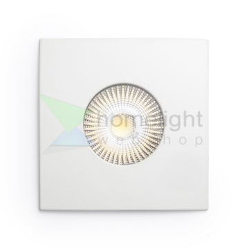 WATERBOY SQ  matt fehér  230V LED 10W 40° IP65  3000K