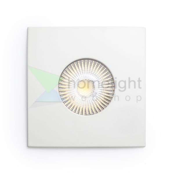 WATERBOY SQ  matt fehér  230V LED 10W 40° IP65  3000K
