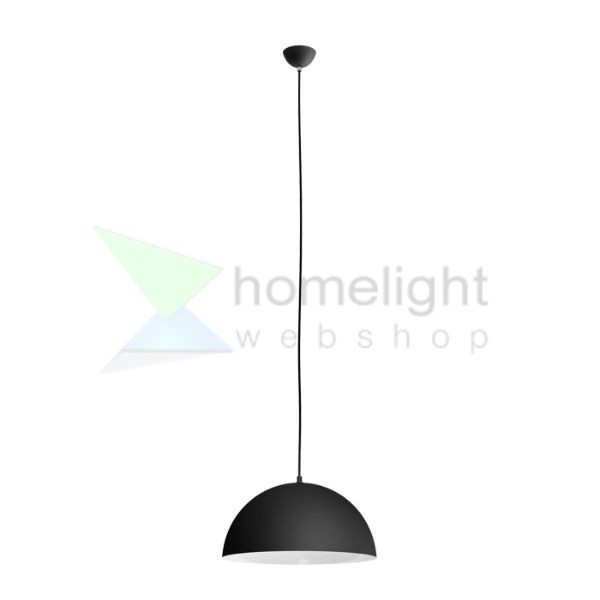 MONROE 40 függő lámpa matt fekete/fehér  230V LED E27 30W