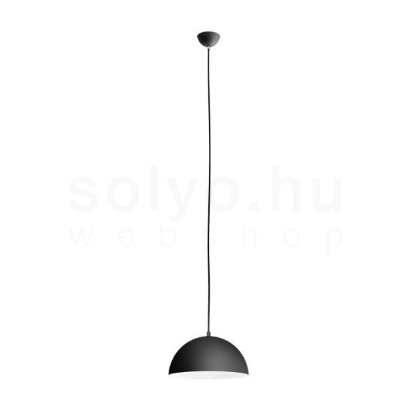 Kép MONROE 30 függő lámpa matt fekete/fehér  230V LED E27 11W