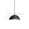MONROE 30 függő lámpa matt fekete/fehér  230V LED E27 11W