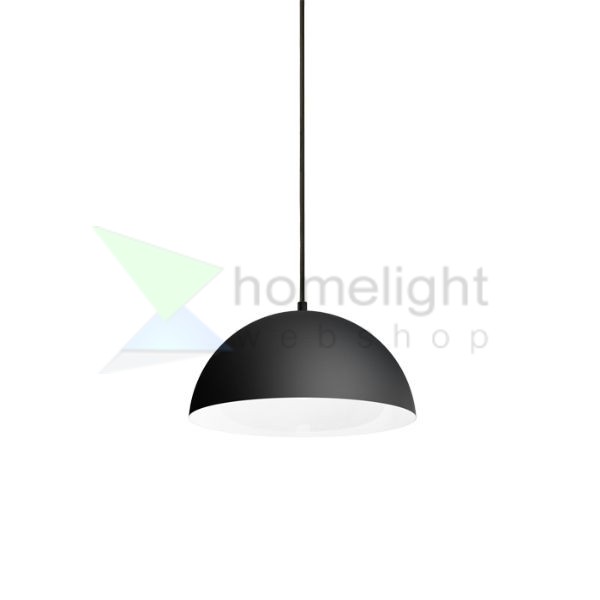 MONROE 30 függő lámpa matt fekete/fehér  230V LED E27 11W