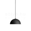 Kép MONROE 30 függő lámpa matt fekete/fehér  230V LED E27 11W
