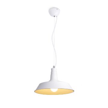 Kép GOLDIE 46 függő lámpa fehér/fehér  230V LED E27 30W