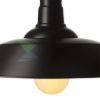 GOLDIE 36 függő lámpa fekete/fehér  230V LED E27 30W