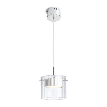 Kép ESTRA I függő lámpa fehér tiszta üveg 230V LED 5W 3000K