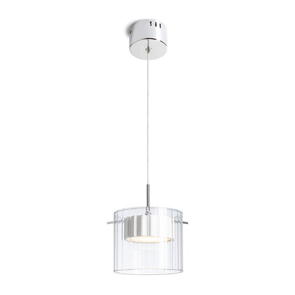 Kép ESTRA I függő lámpa fehér tiszta üveg 230V LED 5W 3000K