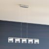 Kép ESTRA V függő lámpa fehér tiszta üveg 230V LED 5x5W 3000K