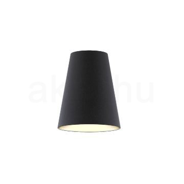 Kép CONNY 25/30 asztali lámpaernyő Polycotton fekete/arany fólia max. 23W