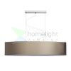CASUAL 120/25 lámpabúra  Monaco galamb szürke/ezüst PVC  max. 23W