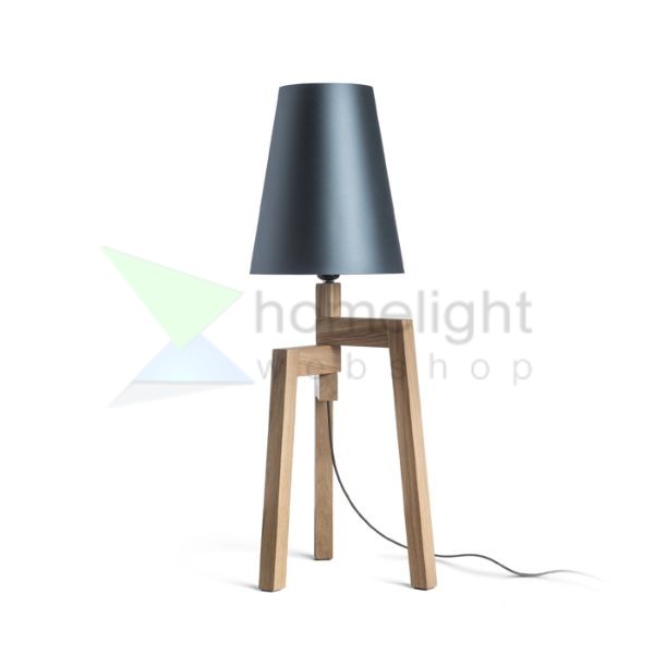 CONNY 25/30 asztali lámpaernyő Monaco benzin kék/ezüst PVC max. 23W