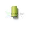 RON W 15/25 fali lámpa  Chintz lime/fehér PVC 230V LED E27 15W