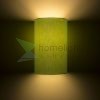 RON W 15/25 fali lámpa  Chintz lime/fehér PVC 230V LED E27 15W
