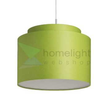 DOUBLE 40/30 lámpabúra  Chintz lime/fehér PVC  max. 23W