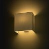 Kép LOPE W 25/14 fali lámpa  Chintz világosszürke/fehér PVC 230V LED E27 15W