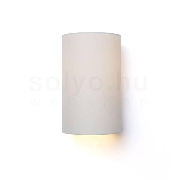 Kép RON W 15/25 fali lámpa  Chintz világosszürke/fehér PVC 230V LED E27 15W