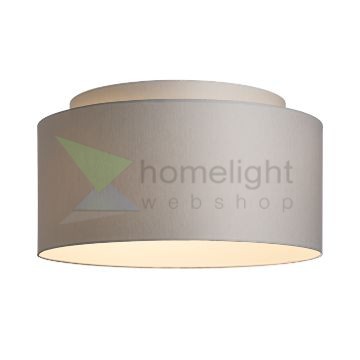 DOUBLE 55/30 lámpabúra  Chintz világosszürke/fehér PVC  max. 23W
