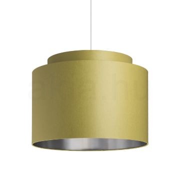 Kép DOUBLE 40/30 lámpabúra  Chintz oliva/ezüst fólia  max. 23W