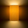Kép RON W 15/25 fali lámpa  Chintz sárgabarack/fehér PVC 230V LED E27 15W