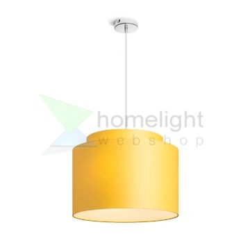 DOUBLE 40/30 lámpabúra  Chintz sárgabarack/fehér PVC  max. 23W