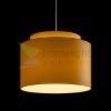 DOUBLE 40/30 lámpabúra  Chintz sárgabarack/fehér PVC  max. 23W