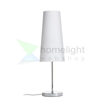 CONNY 15/30 asztali lámpaernyő Polycotton fehér/fehér PVC max. 23W