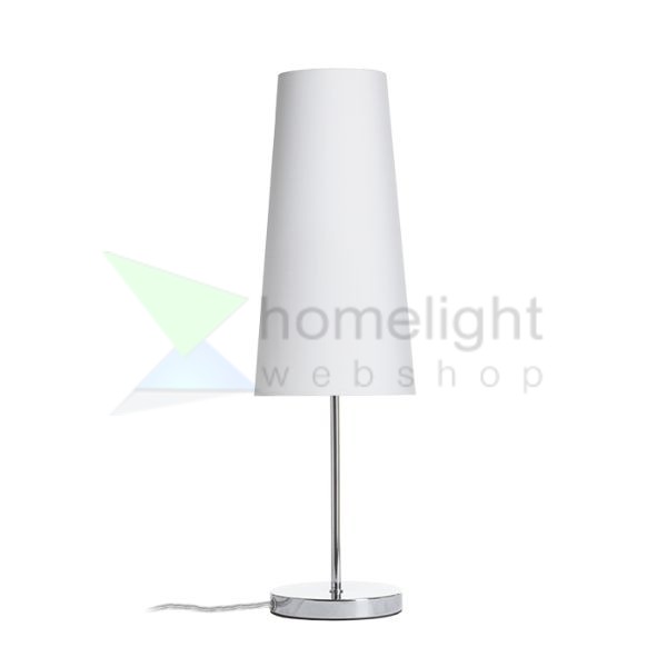 CONNY 15/30 asztali lámpaernyő Polycotton fehér/fehér PVC max. 23W