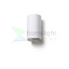 RON W 15/25 fali lámpa  Polycotton fehér/fehér PVC 230V LED E27 15W