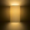 Kép RON W 15/25 fali lámpa  Polycotton fehér/fehér PVC 230V LED E27 15W