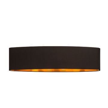Kép CASUAL 90/22 lámpabúra Polycotton fekete/réz fólia max. 23W