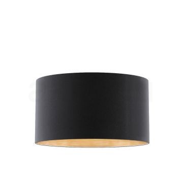 Kép RON 55/30 lámpabúra Polycotton fekete/réz fólia max. 23W