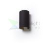 RON W 15/25 fali lámpa  Polycotton fekete/arany fólia 230V LED E27 15W