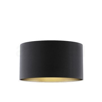 Kép RON 55/30 lámpabúra  Polycotton fekete/arany fólia  max. 23W