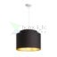 DOUBLE 40/30 lámpabúra  Polycotton fekete/arany fólia  max. 23W