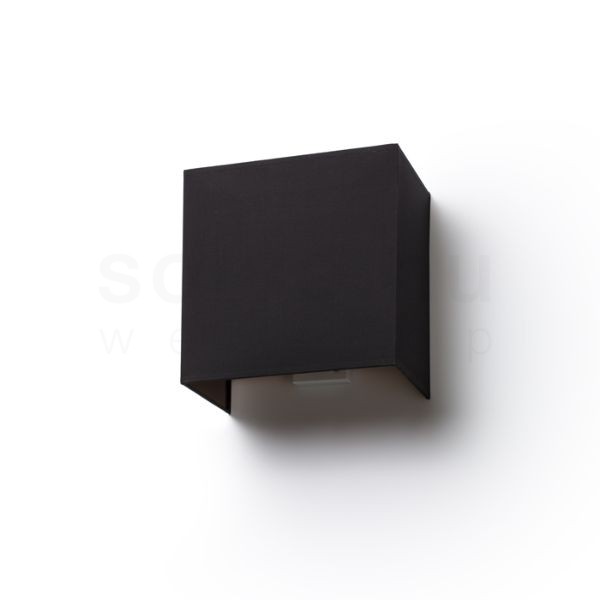 Kép LOPE W 25/14 fali lámpa  Polycotton fekete/réz fólia 230V LED E27 15W