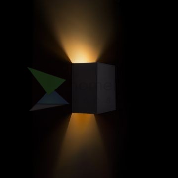 LOPE W 25/14 fali lámpa  Polycotton fekete/réz fólia 230V LED E27 15W