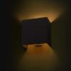 Kép LOPE W 25/14 fali lámpa  Polycotton fekete/réz fólia 230V LED E27 15W