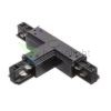EUTRAC T bal kapocs fekete  230V 