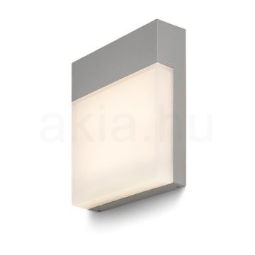 Kép VERIA fali lámpa ezüstszürke 230V LED 6W 116° IP54 3000K